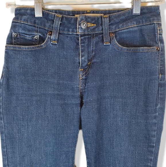 Womens Levi's 535 Medium Wash Stretch Leggings Pants Size 5M 29"inseam SHARP! - Picture 3 of 6